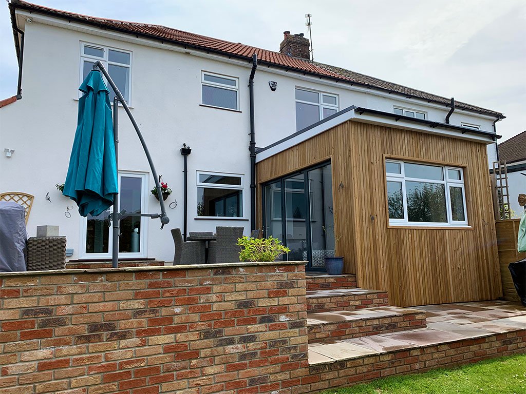 Patio and extension